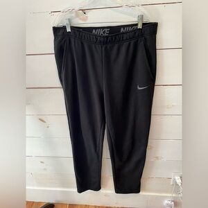 Nike Men's Black Athletic Pants, size XL, EUC, sportswear, athleisure, elastic